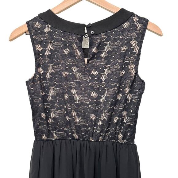 Enfocus Studio Sleeveless Lace Cocktail Dress Black 8 - Picture 6 of 8